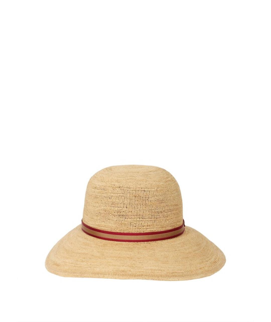 BORSALINO Бежевая соломенная шляпа, фото 2