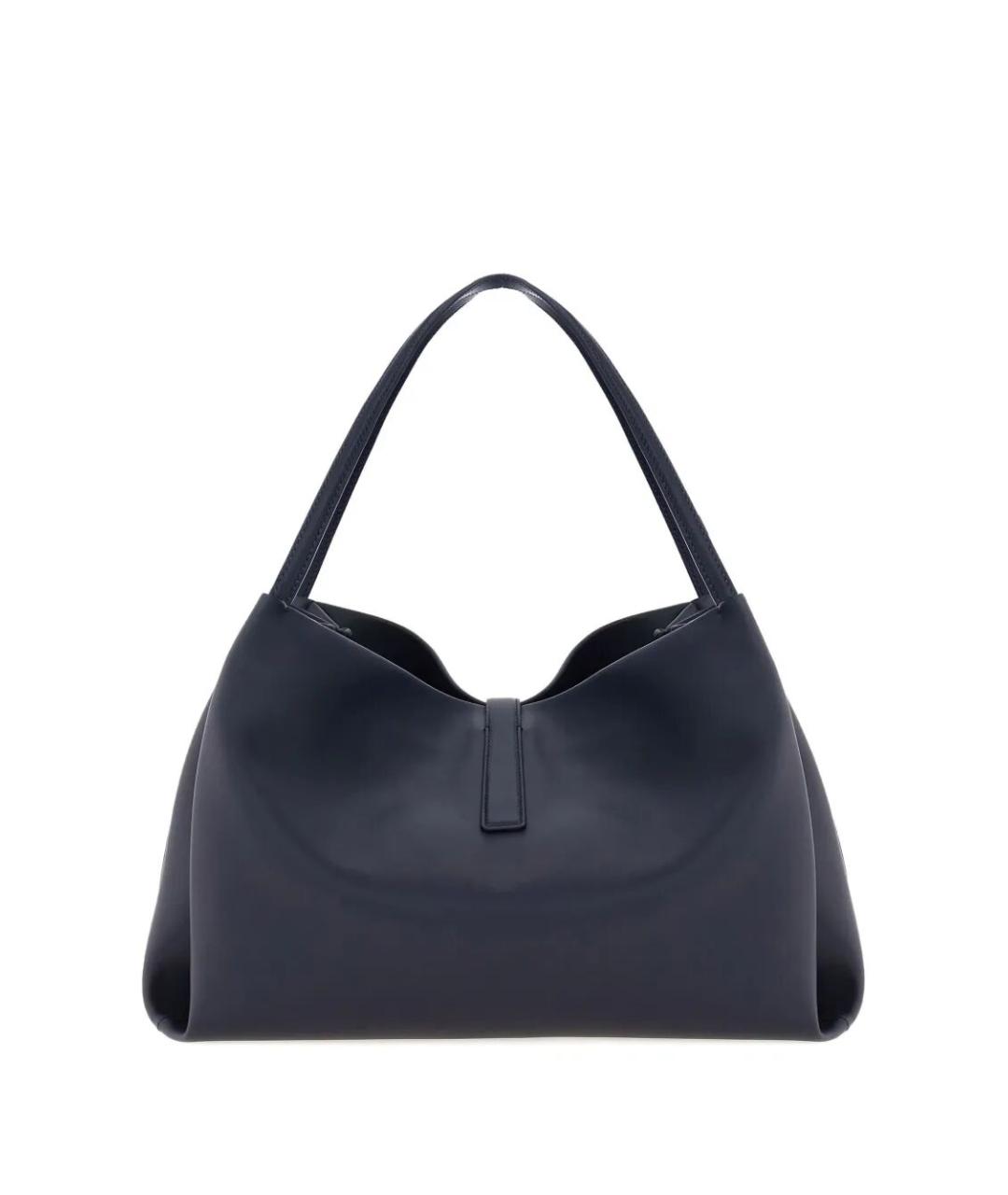 FERRAGAMO Синяя кожаная сумка тоут, фото 4