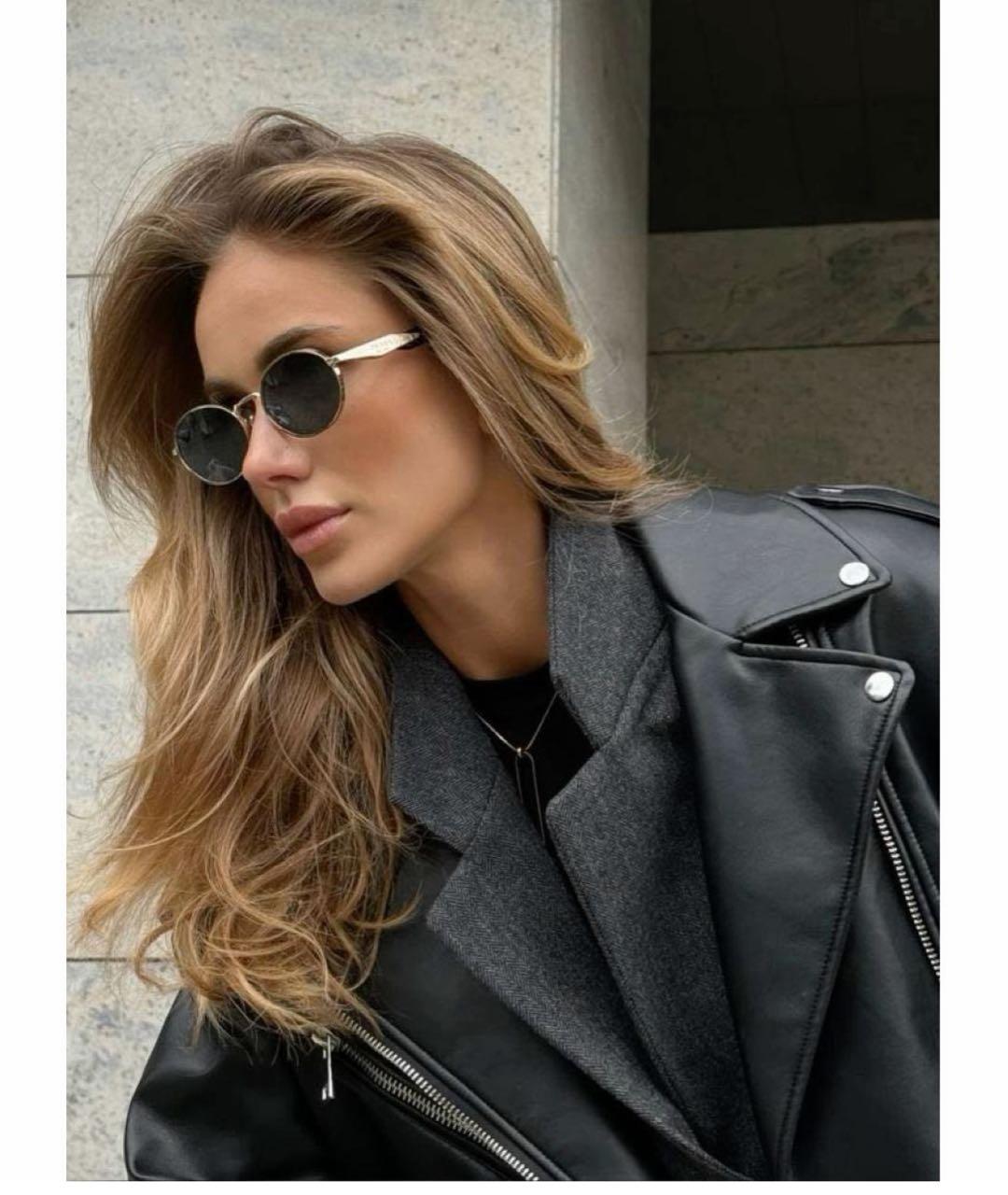 PRADA Черные металлические солнцезащитные очки, фото 6