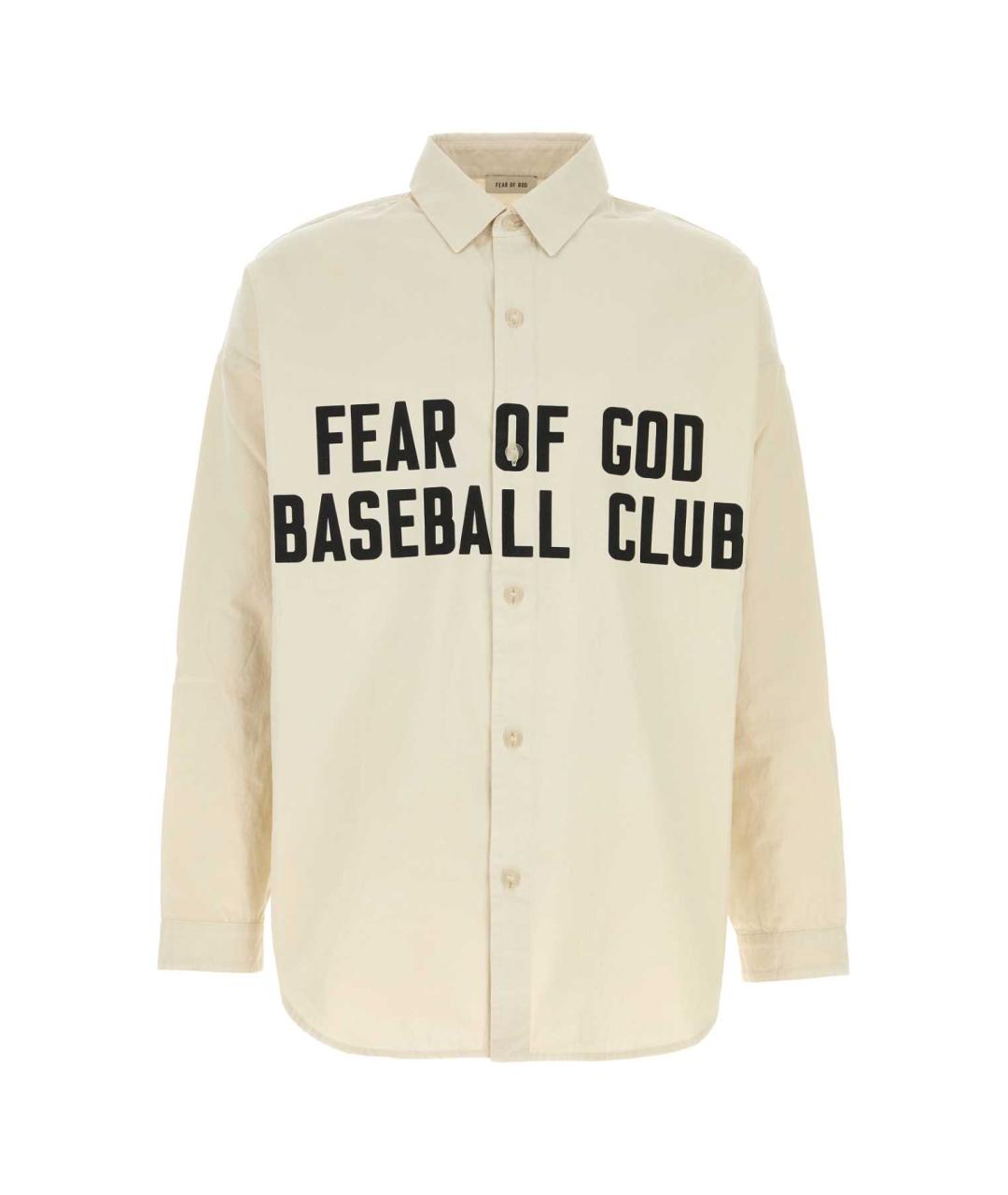FEAR OF GOD Бежевая хлопковая кэжуал рубашка, фото 1