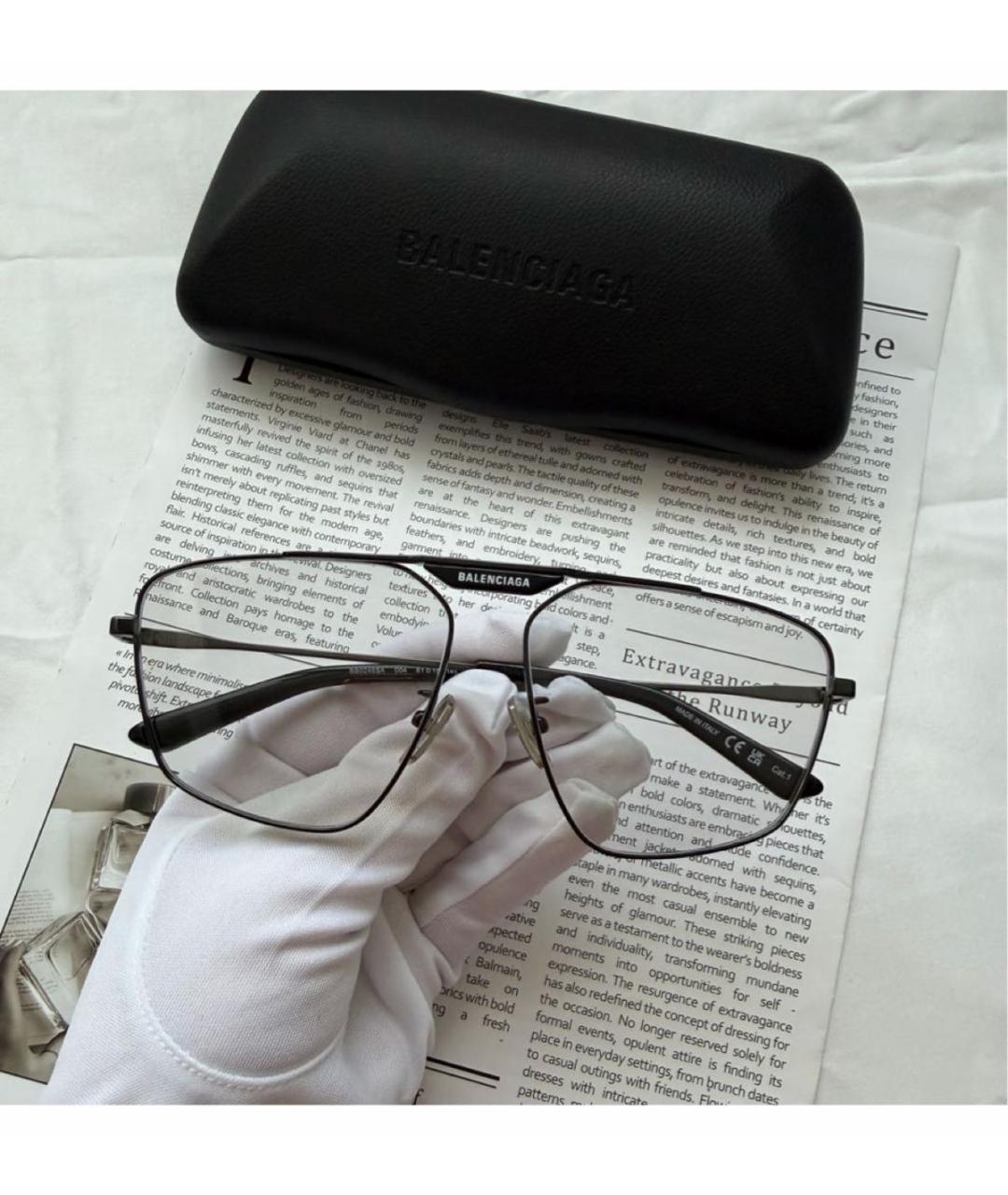 BALENCIAGA Серые металлические солнцезащитные очки, фото 3