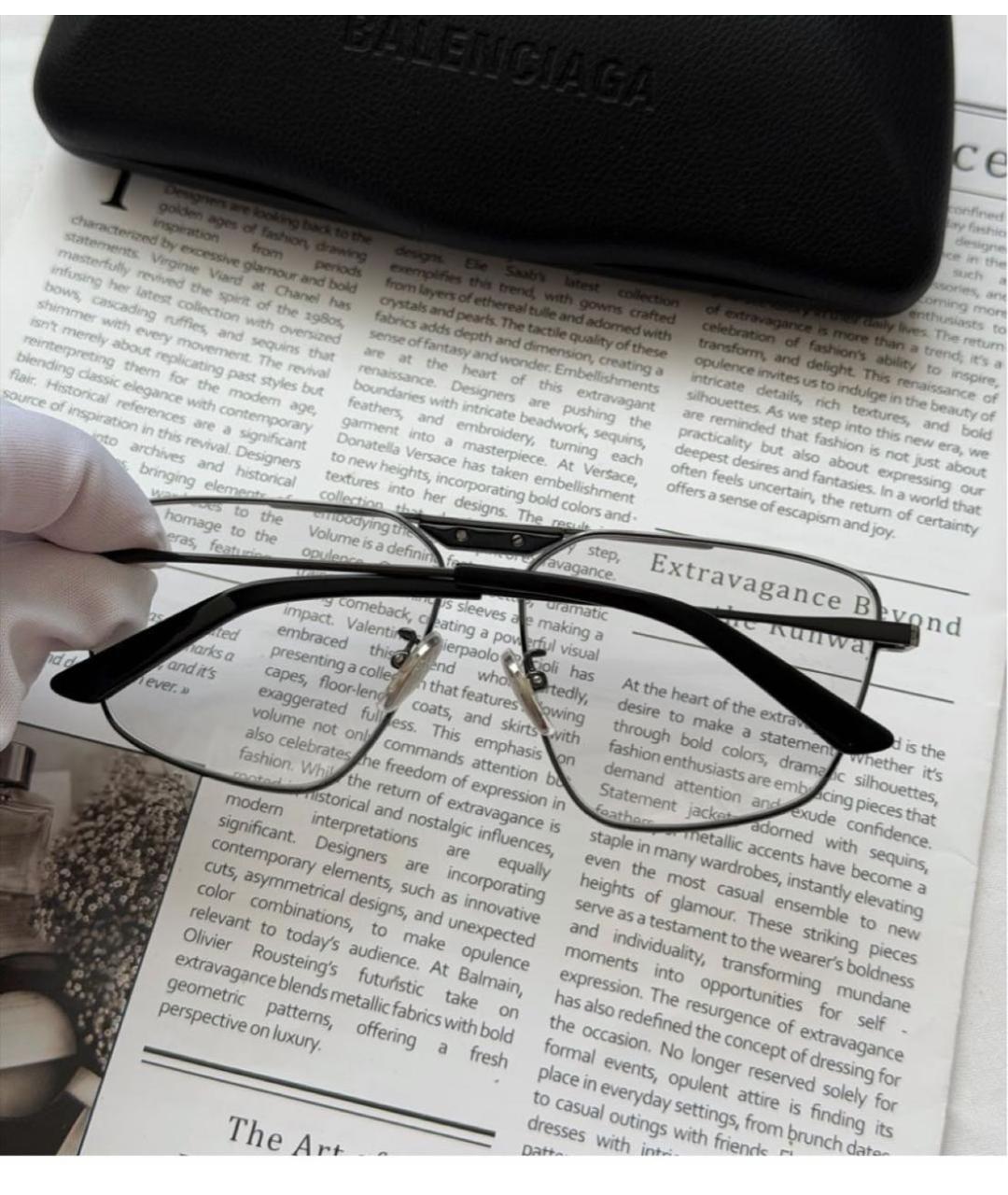 BALENCIAGA Серые металлические солнцезащитные очки, фото 4