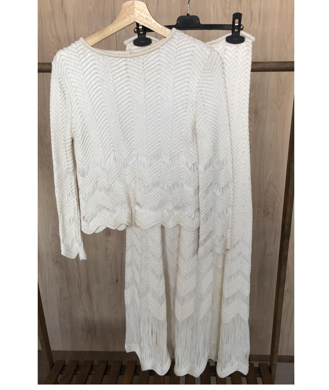 OSCAR DE LA RENTA Белый костюм с юбками, фото 3