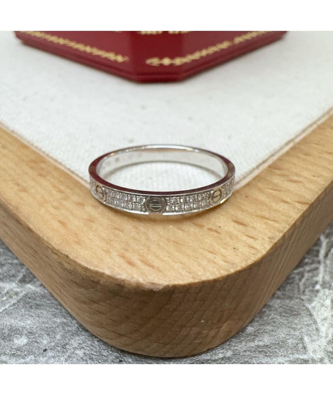 CARTIER Серебряное кольцо из белого золота, фото 3