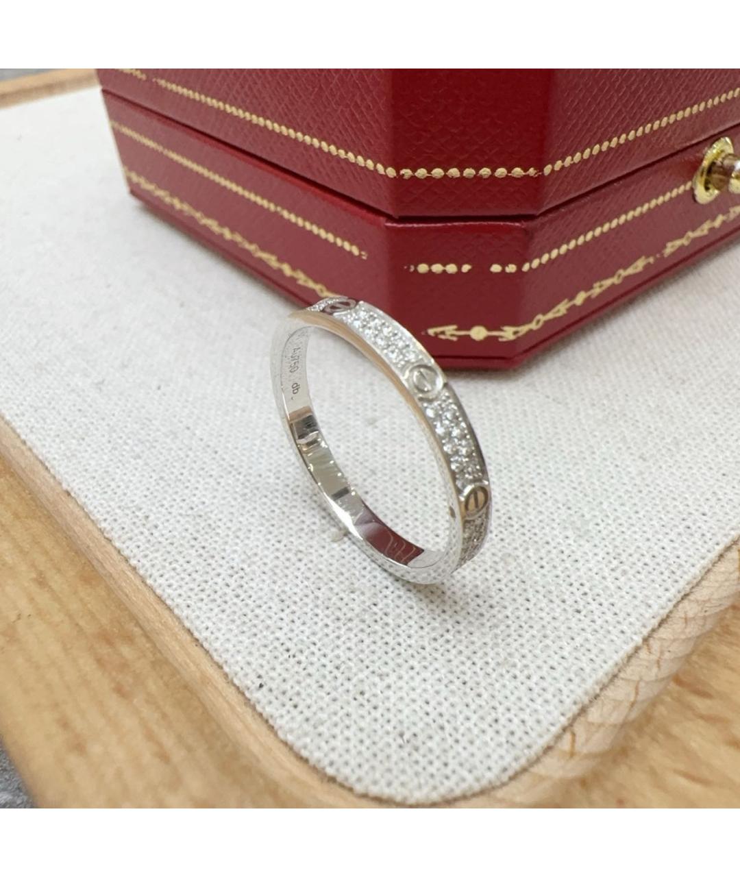 CARTIER Серебряное кольцо из белого золота, фото 2