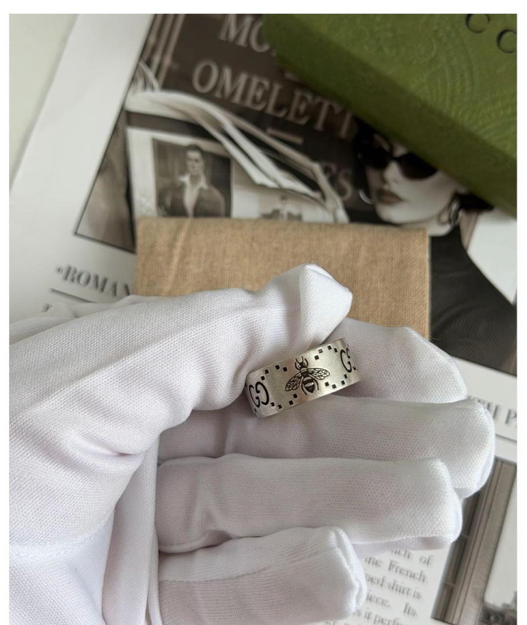 GUCCI Серебряное серебряное кольцо, фото 5