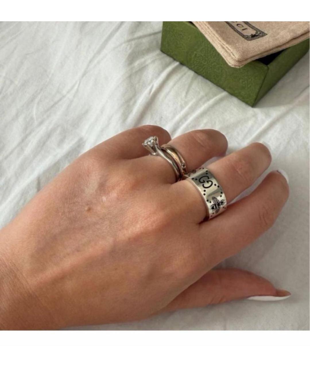 GUCCI Серебряное серебряное кольцо, фото 7