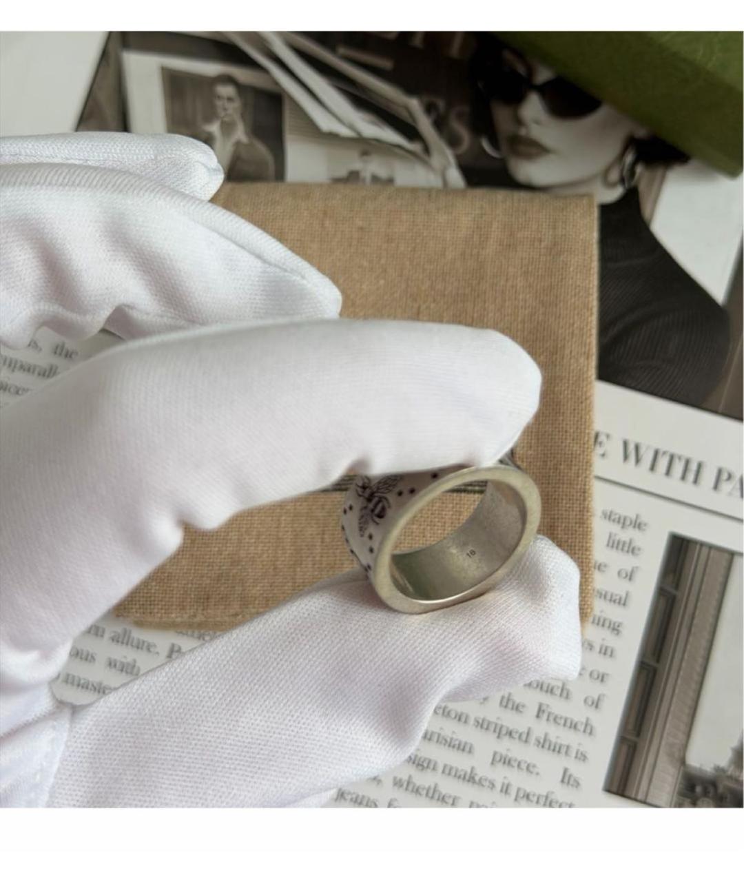 GUCCI Серебряное серебряное кольцо, фото 4