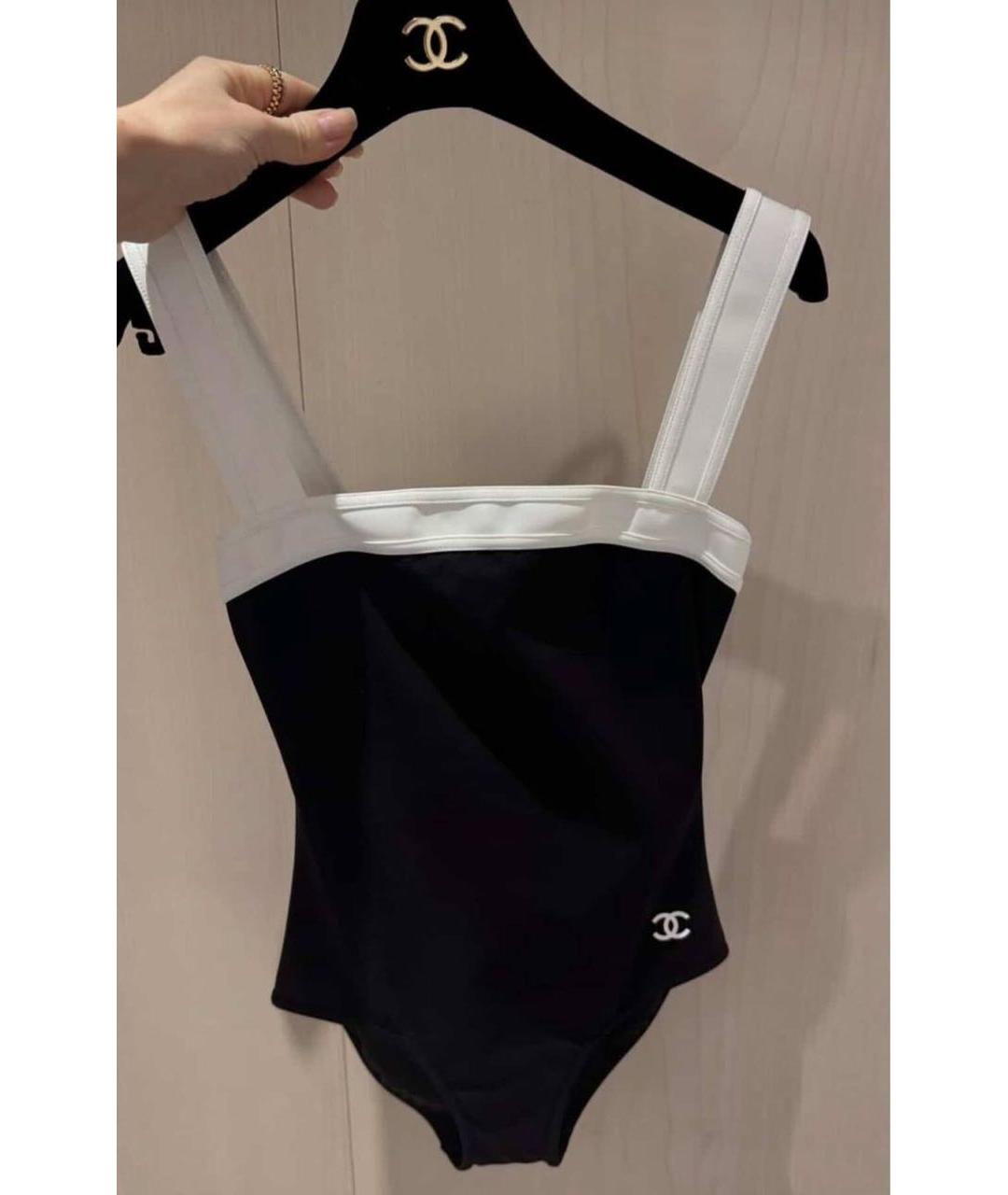 CHANEL Черный купальник, фото 4