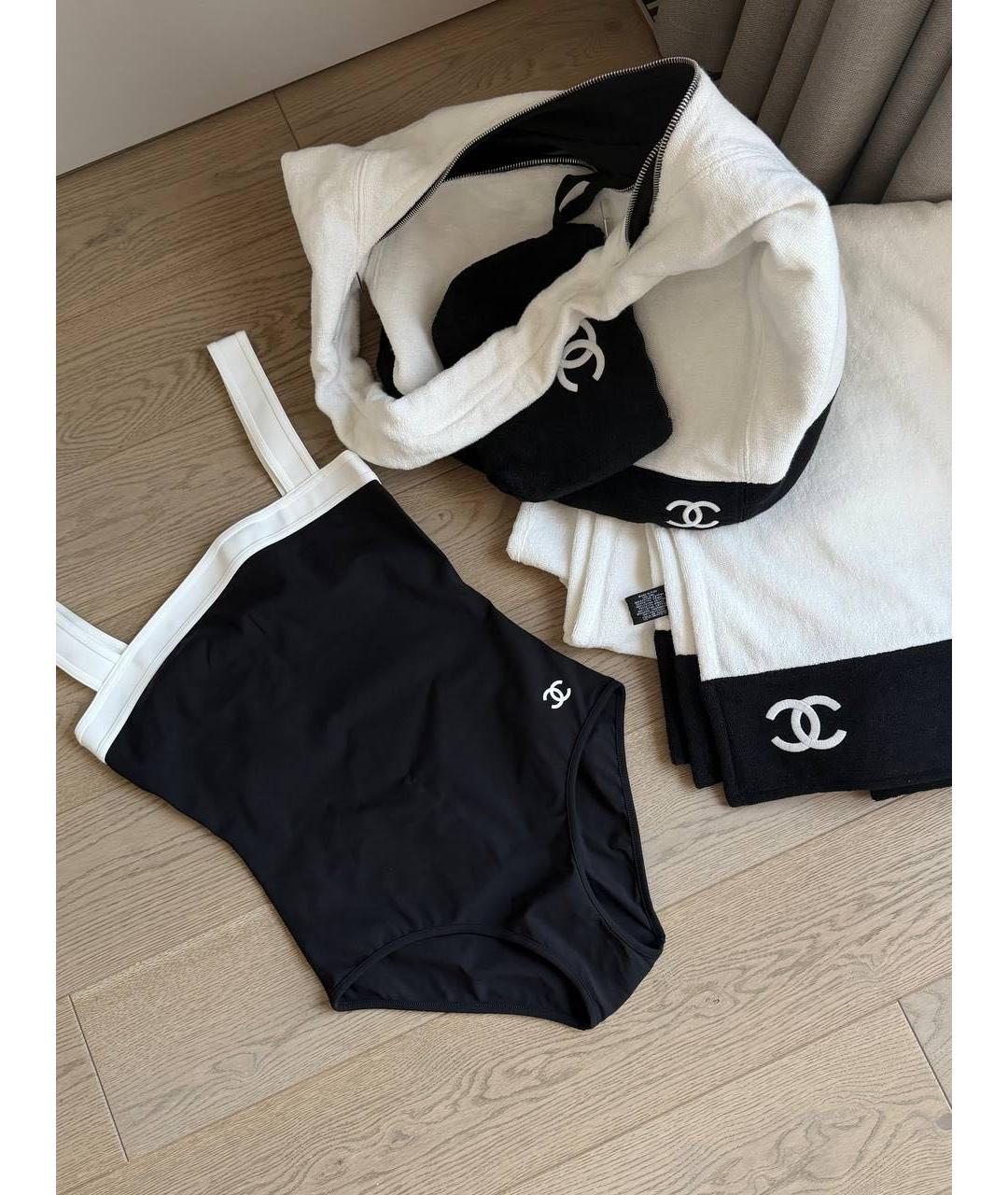 CHANEL Черный купальник, фото 3