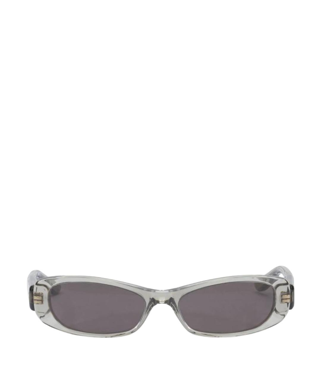 BALENCIAGA Серые пластиковые солнцезащитные очки, фото 1