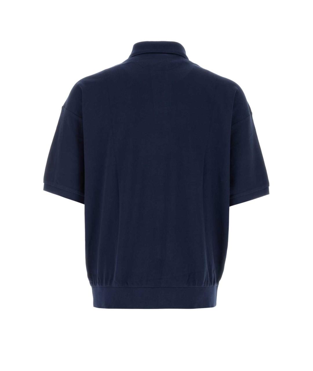 POLO RALPH LAUREN Синее хлопковое поло с коротким рукавом, фото 2