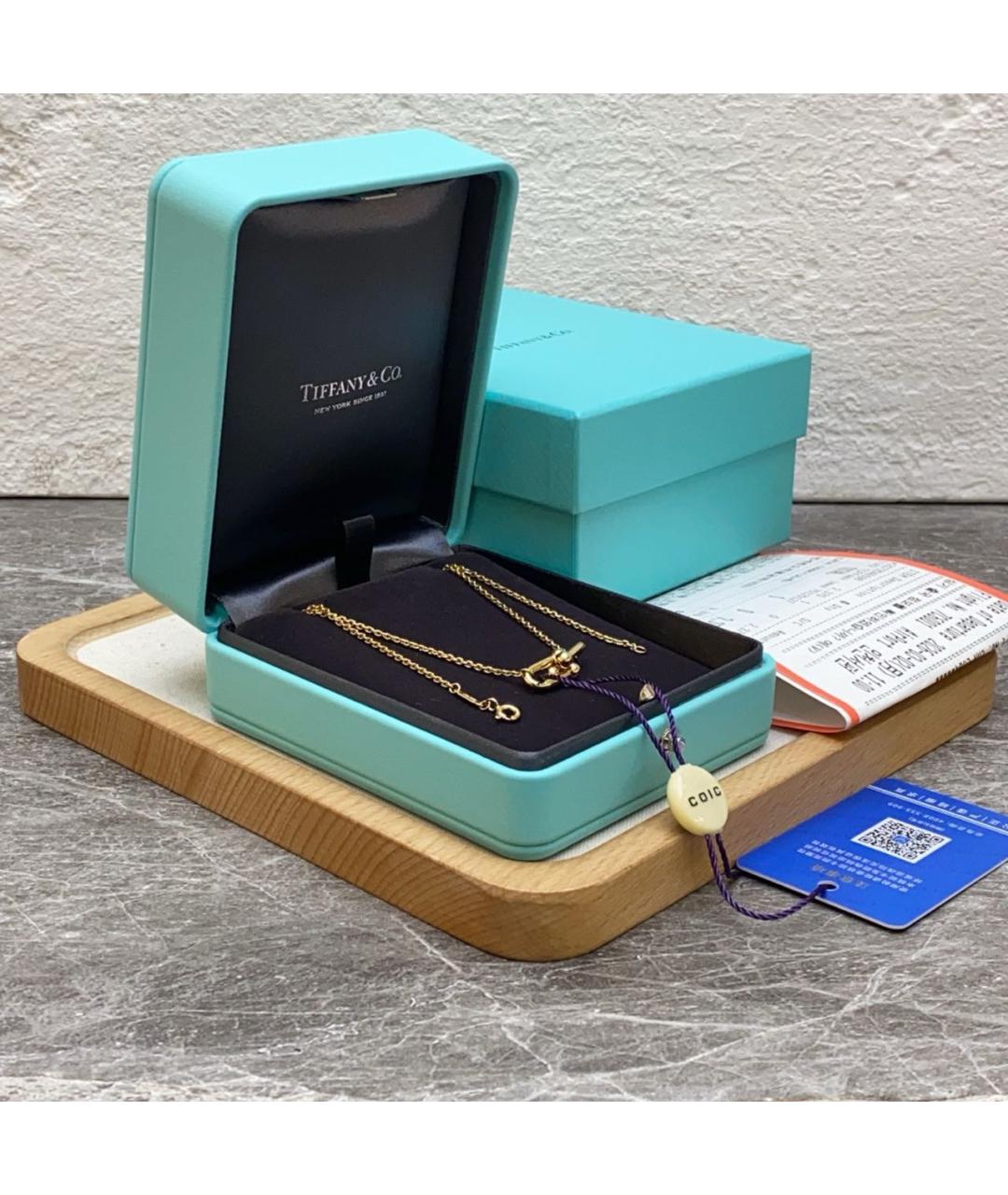 TIFFANY&CO Золотое колье из желтого золота, фото 2