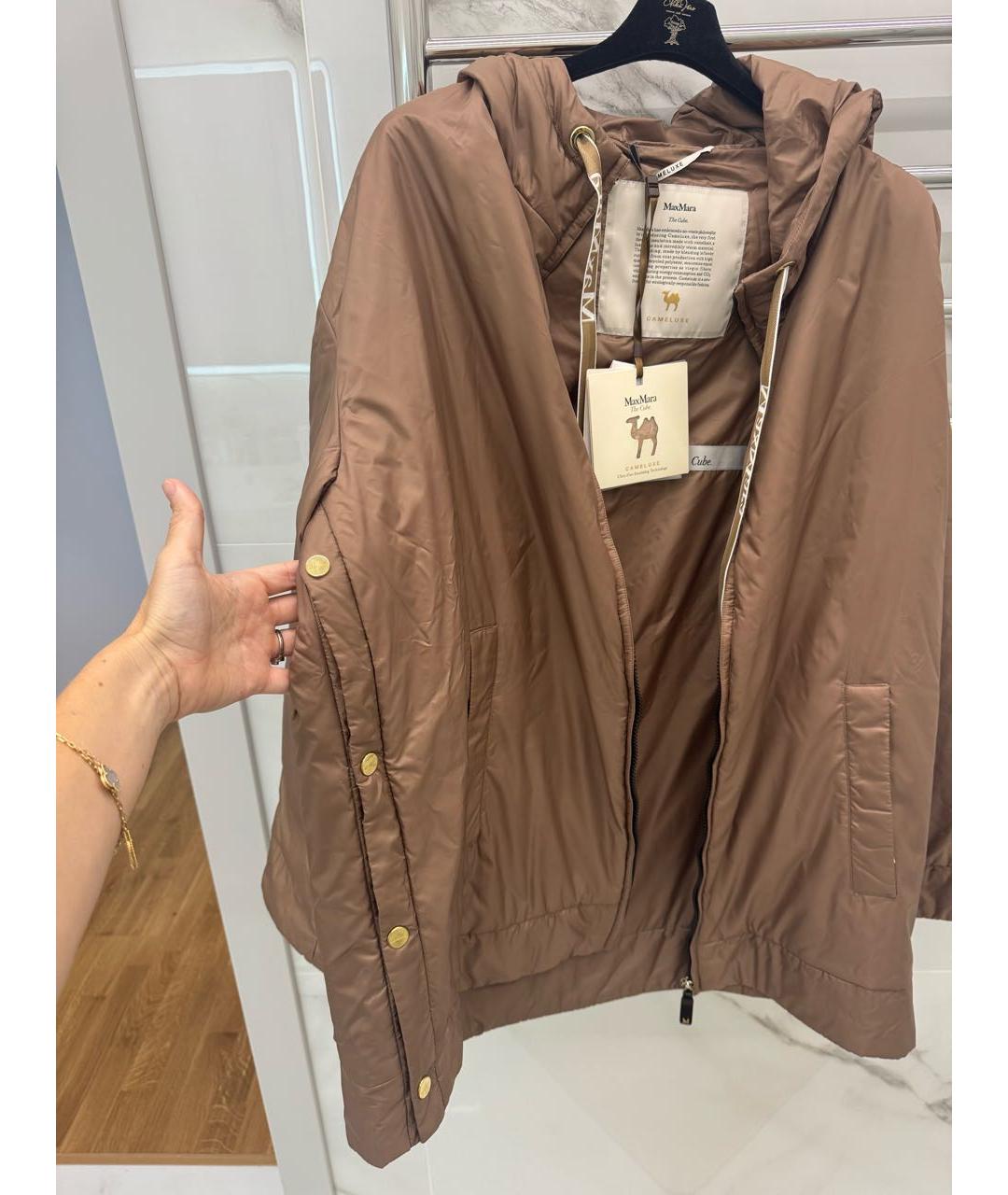 MAX MARA THE CUBE Бежевая куртка, фото 4