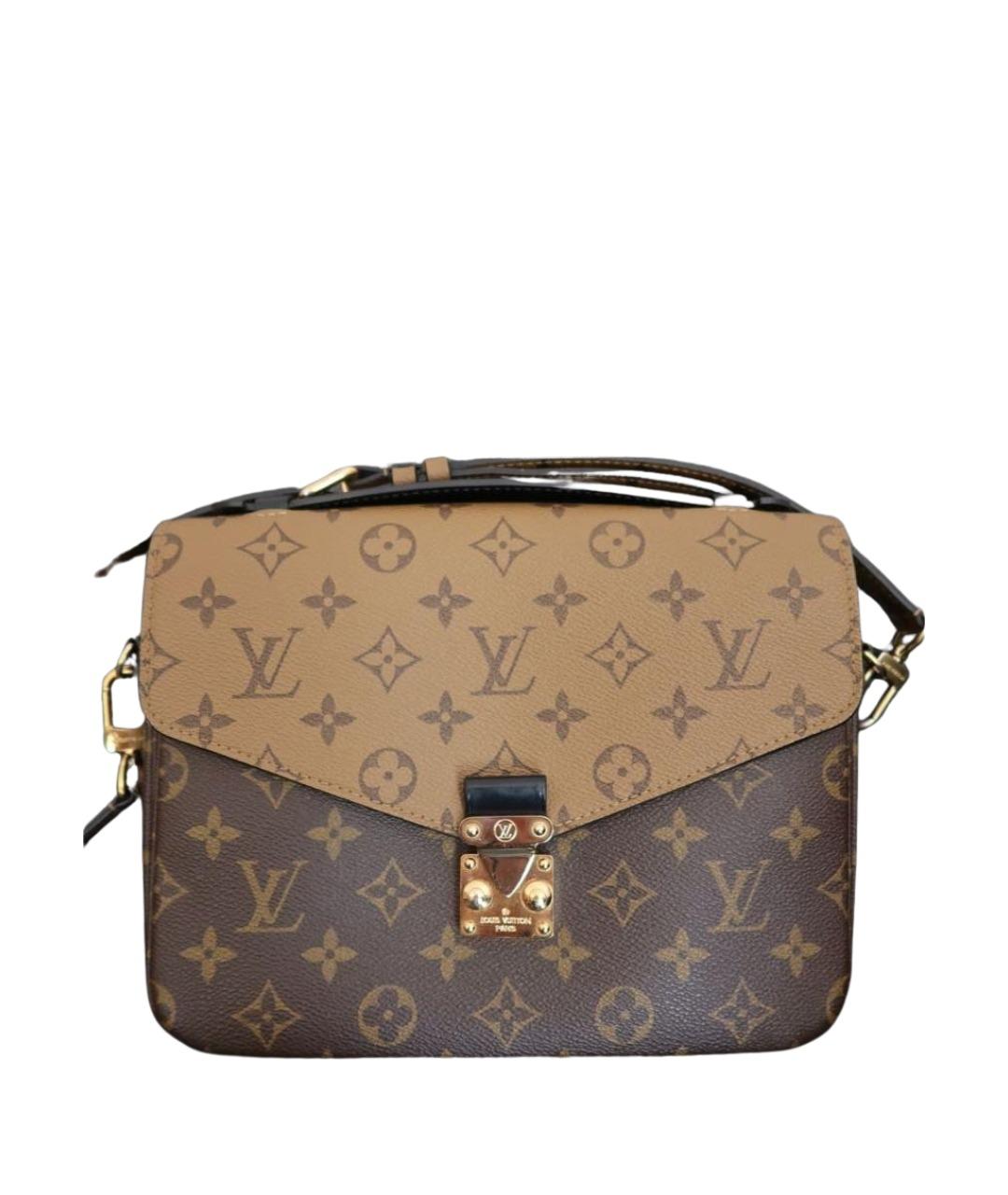 LOUIS VUITTON Коричневая сумка через плечо, фото 1