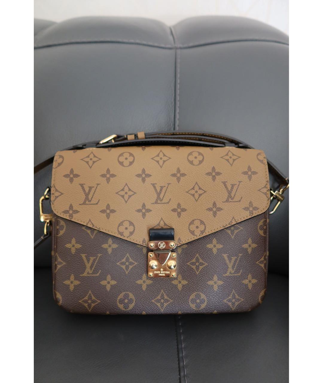 LOUIS VUITTON Коричневая сумка через плечо, фото 9