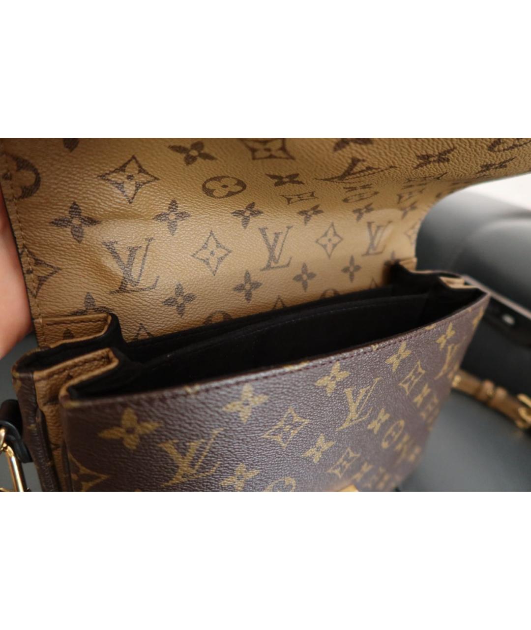 LOUIS VUITTON Коричневая сумка через плечо, фото 4