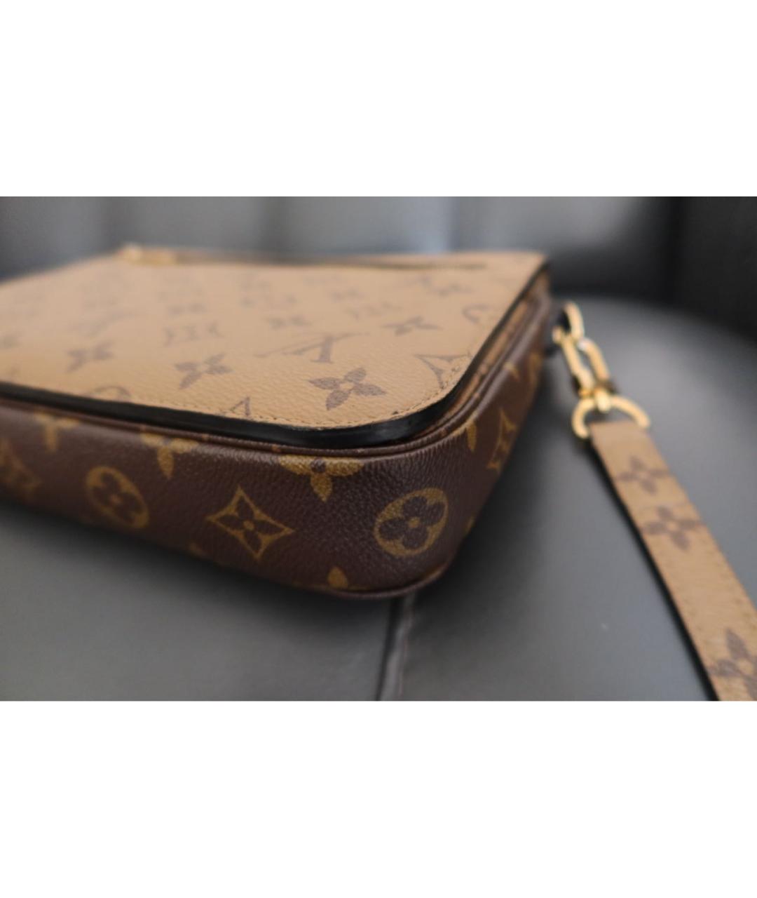 LOUIS VUITTON Коричневая сумка через плечо, фото 5