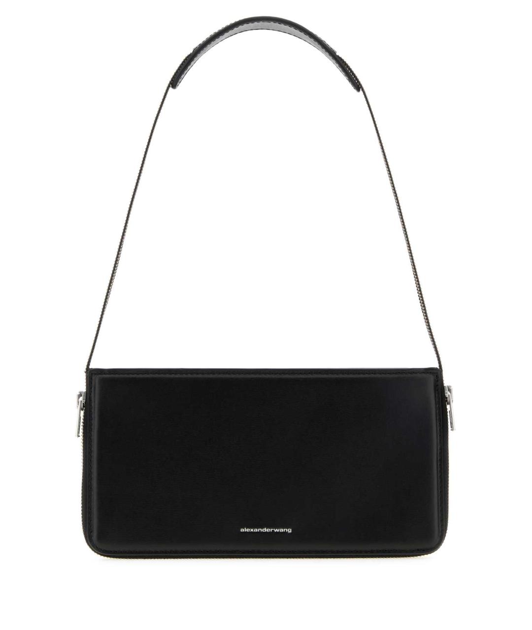 ALEXANDER WANG Черная кожаная сумка с короткими ручками, фото 1