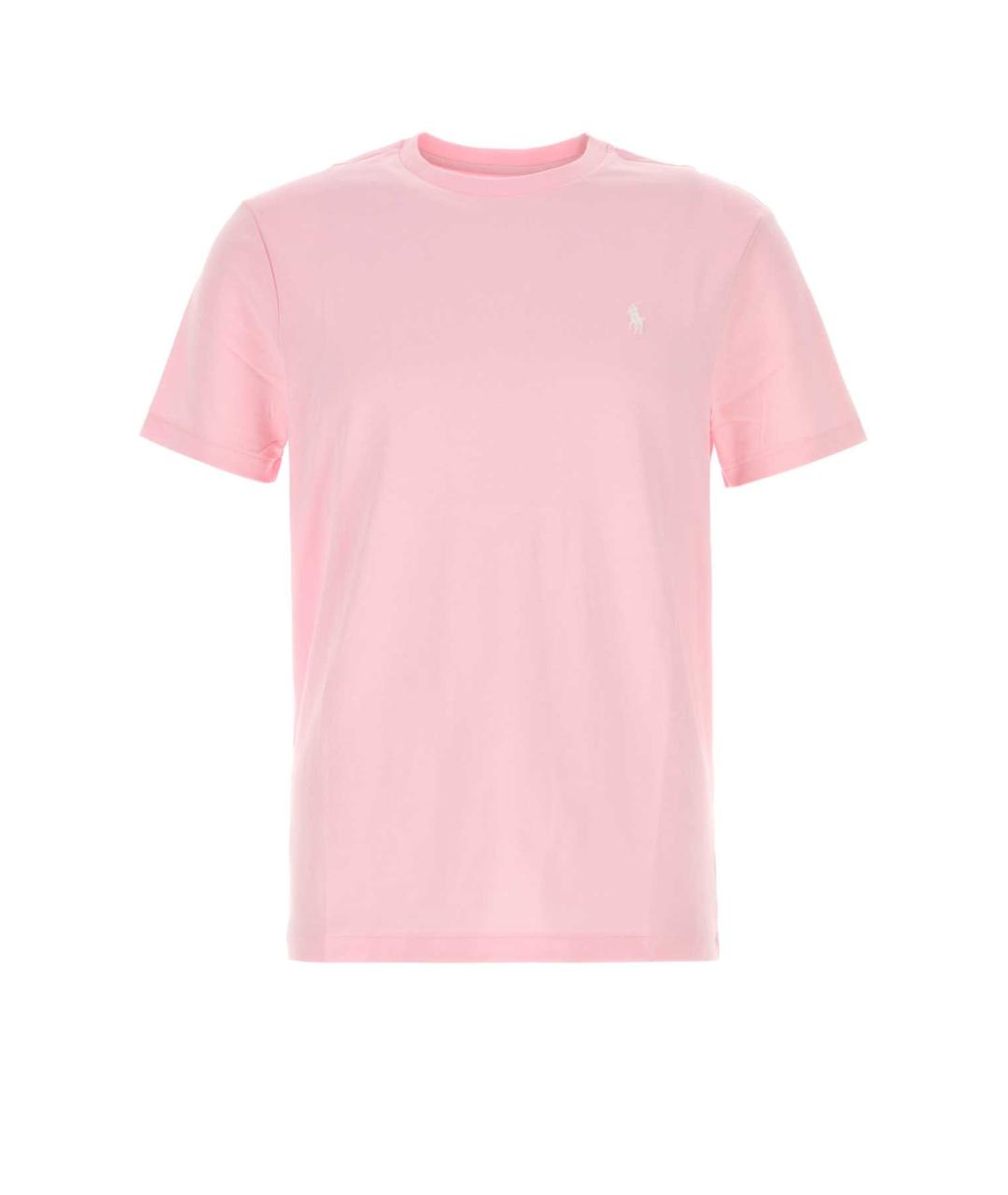 POLO RALPH LAUREN Розовая хлопковая футболка, фото 1