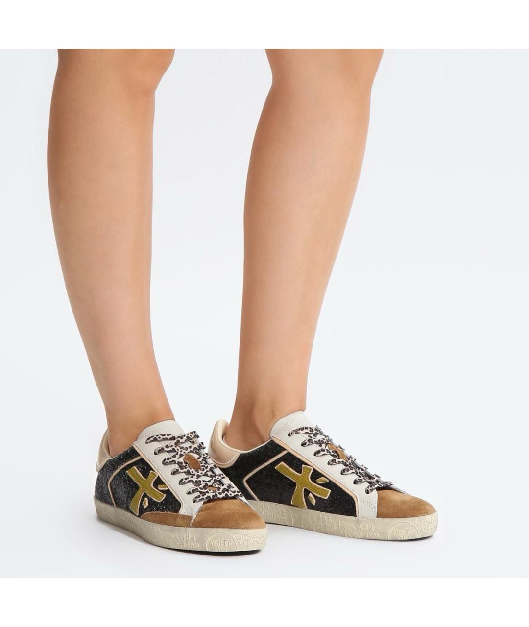 PREMIATA Черные кожаные кеды, фото 8