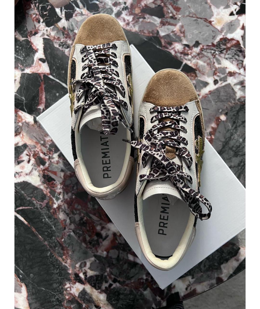 PREMIATA Черные кожаные кеды, фото 7