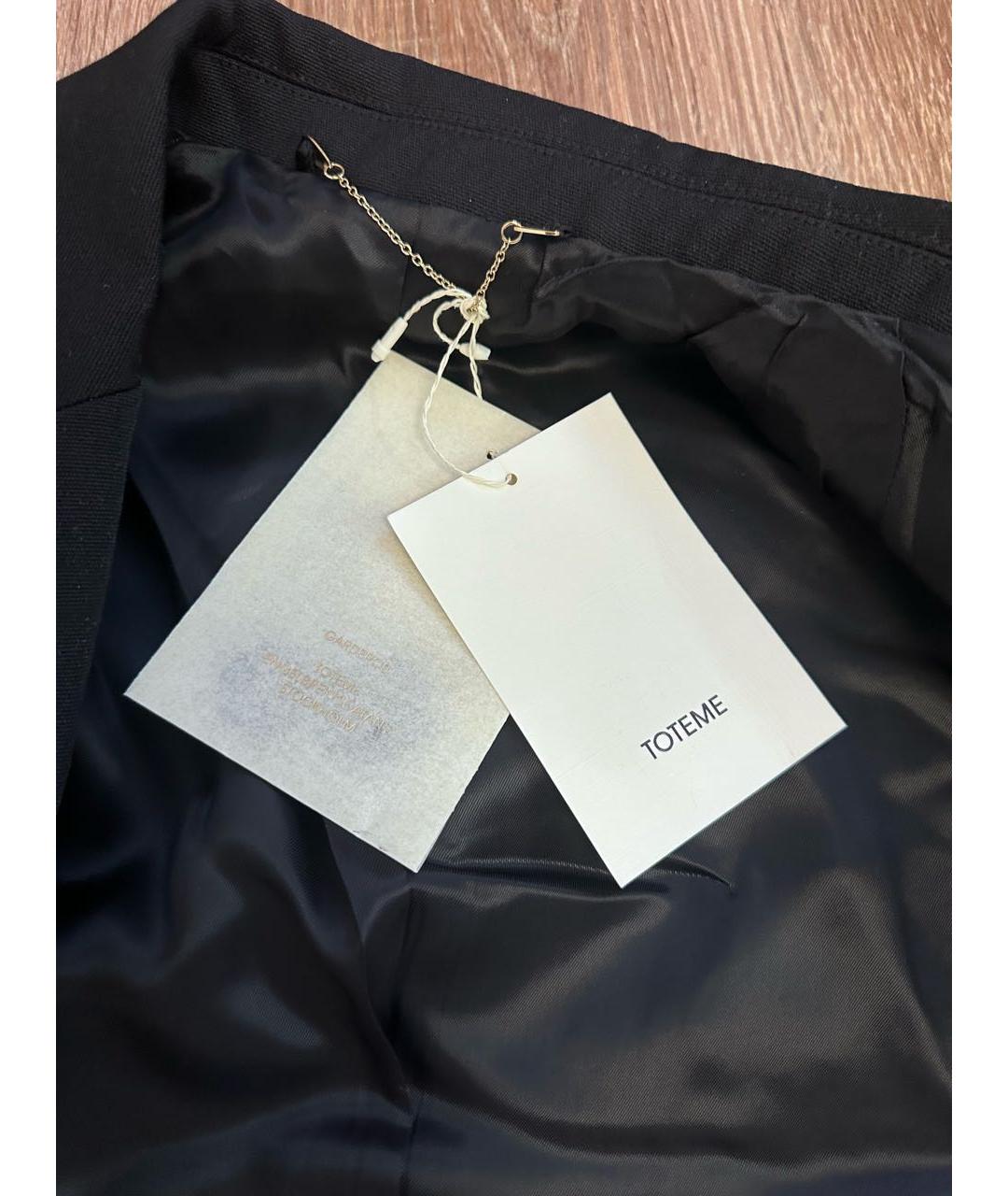TOTEME Черное пальто, фото 3