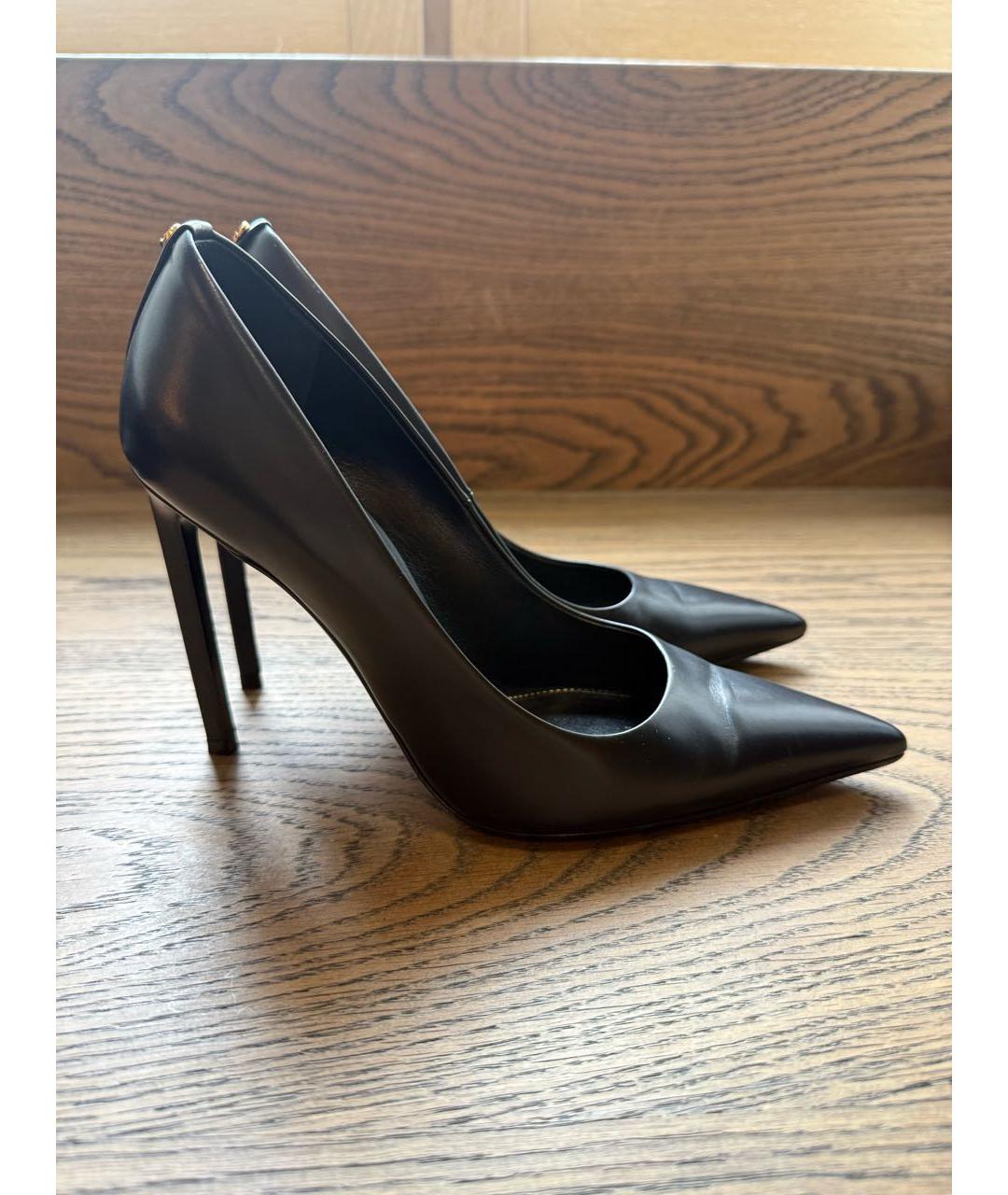 TOM FORD Черные кожаные туфли, фото 5