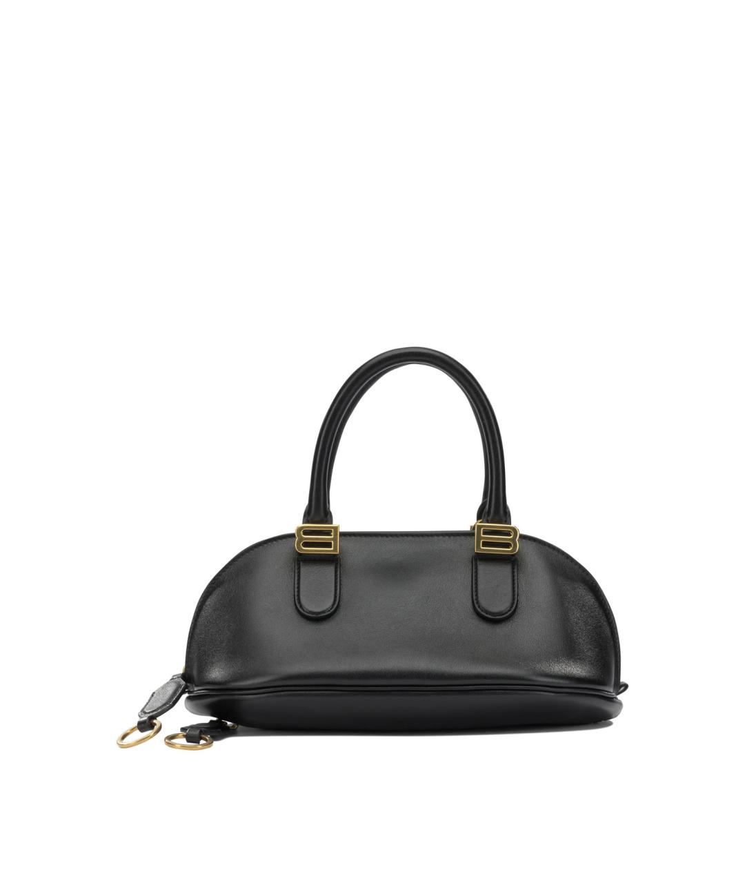 BALENCIAGA Черная кожаная сумка тоут, фото 1