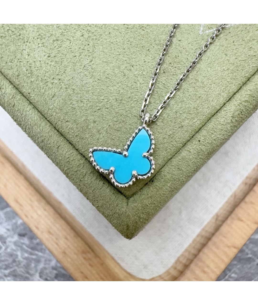 VAN CLEEF & ARPELS Серебряное колье из белого золота, фото 4