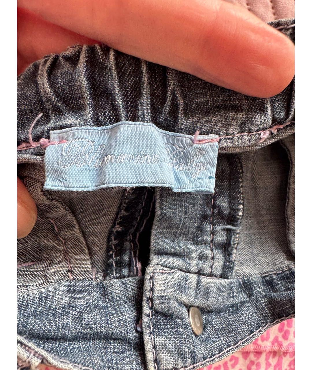 BLUMARINE Мульти хлопковая юбка, фото 5