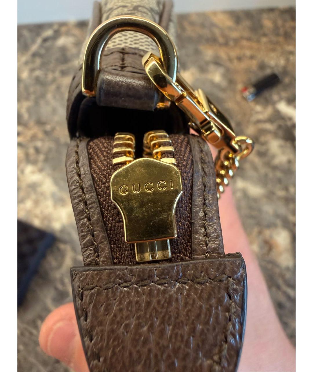 GUCCI Бежевая сумка через плечо, фото 8