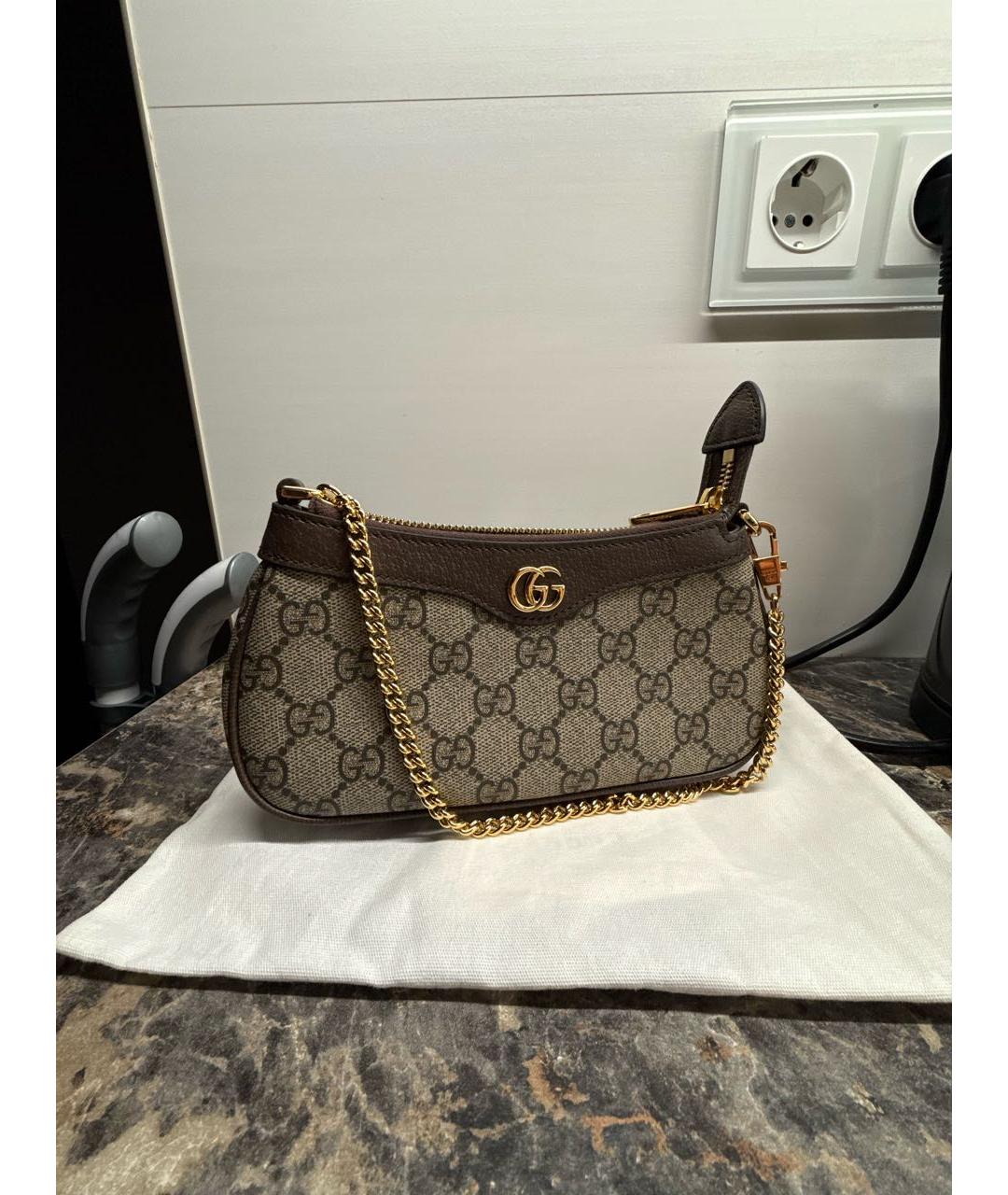 GUCCI Бежевая сумка через плечо, фото 9