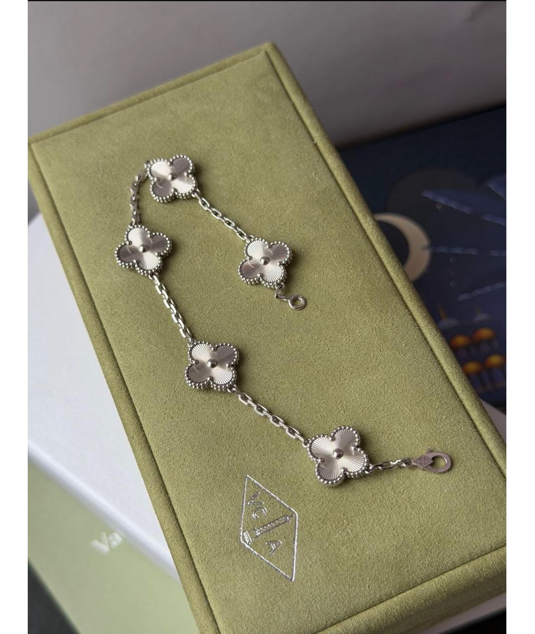 VAN CLEEF & ARPELS Серебрянный браслет из белого золота, фото 2