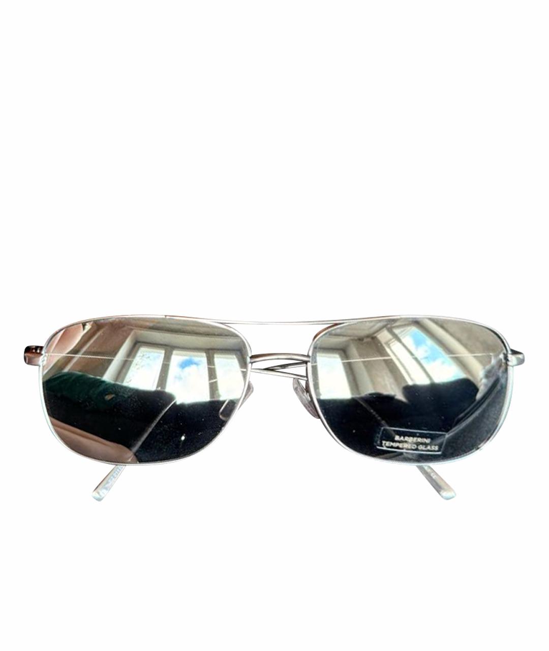 ERMENEGILDO ZEGNA XXX Серебряные металлические солнцезащитные очки, фото 1