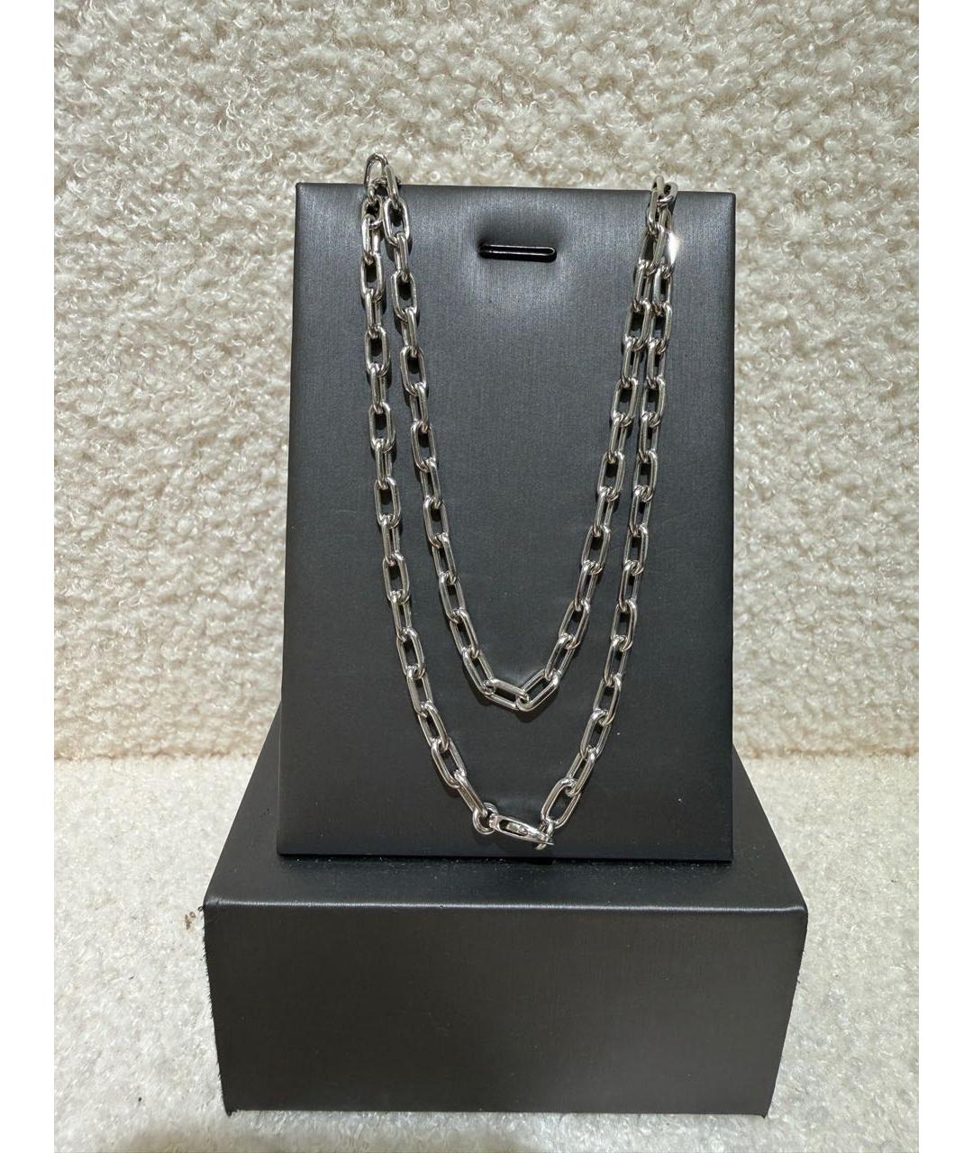 CARTIER Серебряное колье из белого золота, фото 3