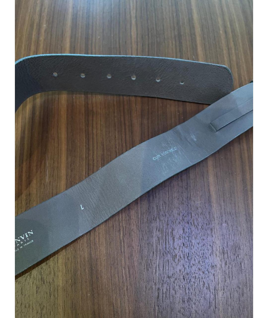 RALPH LAUREN Бежевый кожаный ремень, фото 4