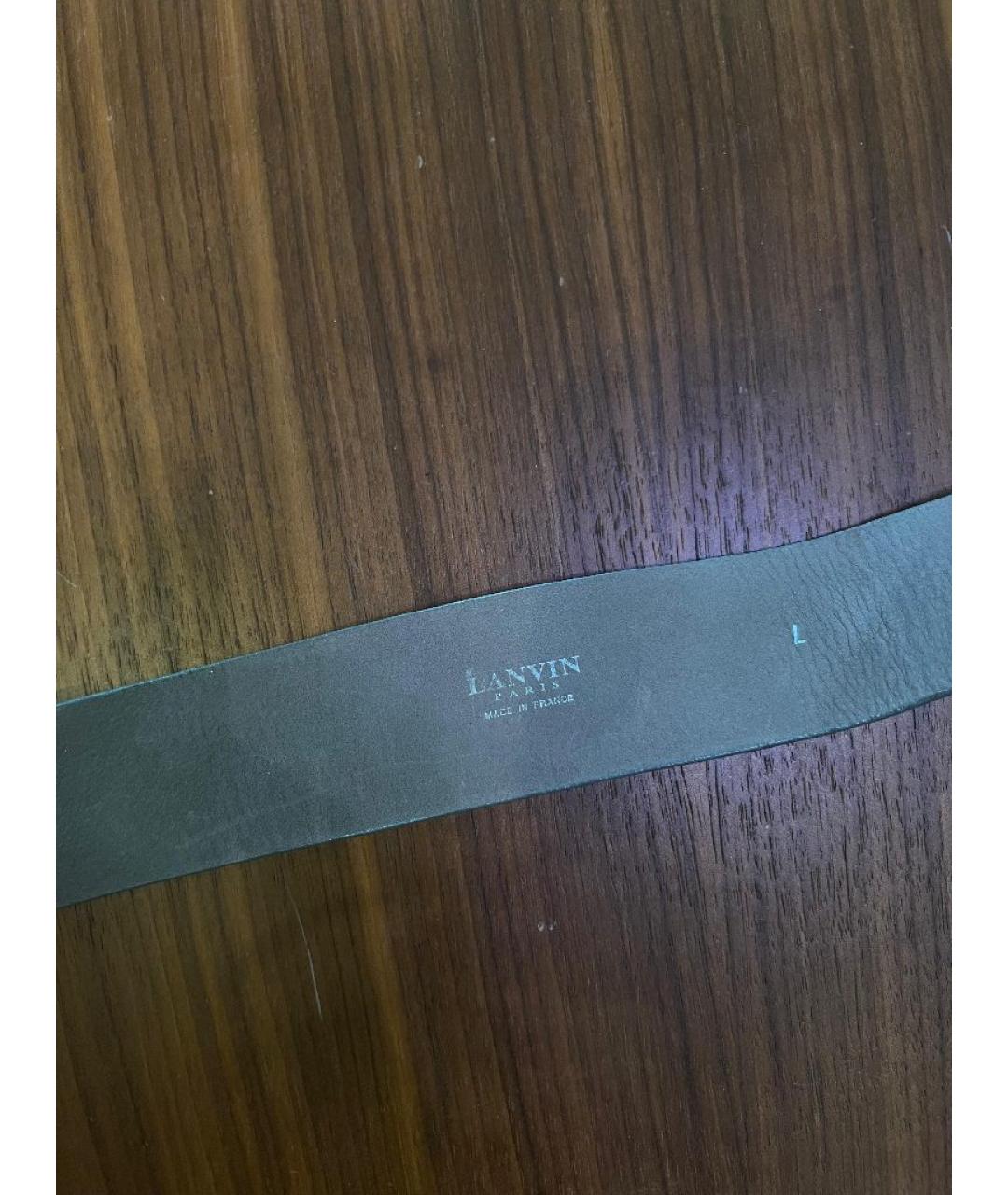 RALPH LAUREN Бежевый кожаный ремень, фото 3