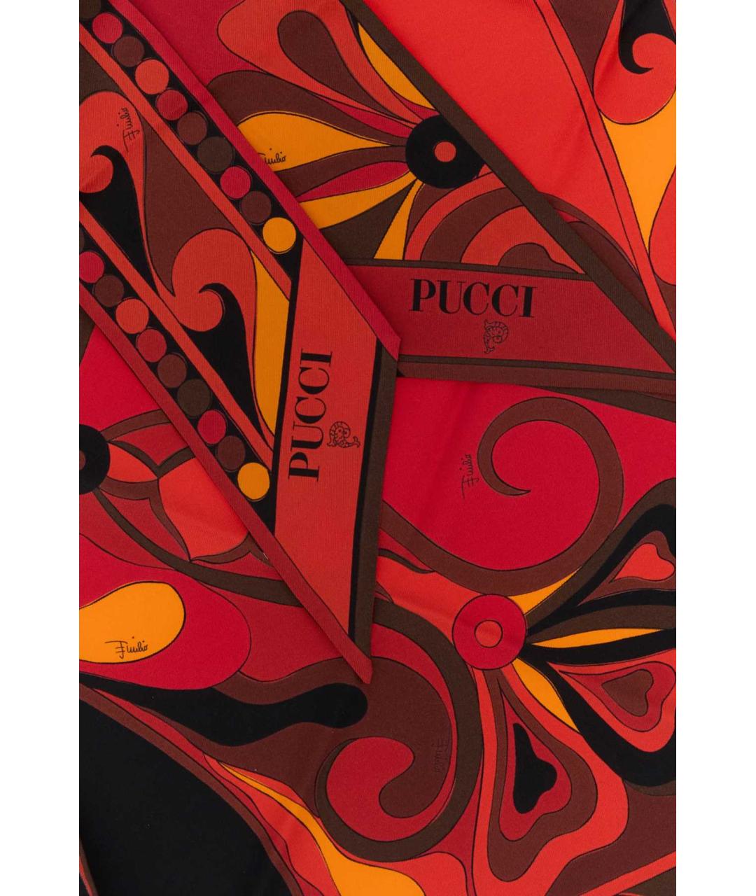 EMILIO PUCCI Мульти шелковый шарф, фото 2