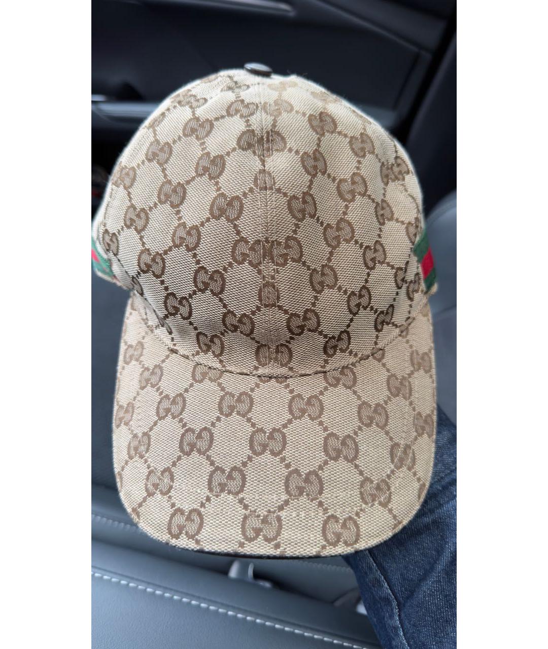 GUCCI Бежевая кепка/бейсболка, фото 7