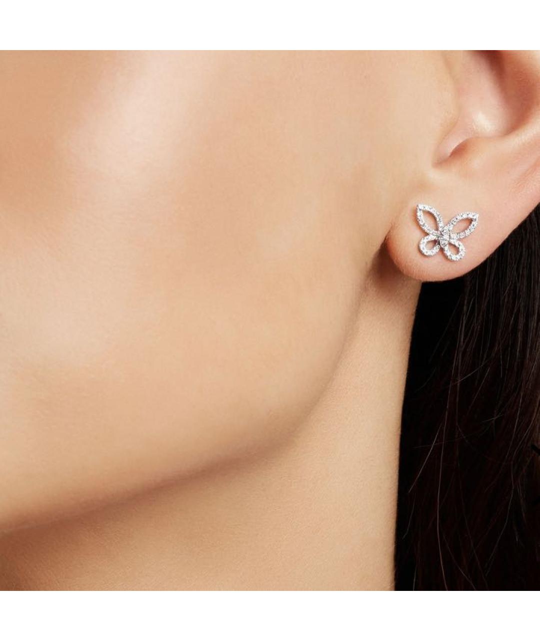 GRAFF Серебряные серьги из белого золота, фото 2