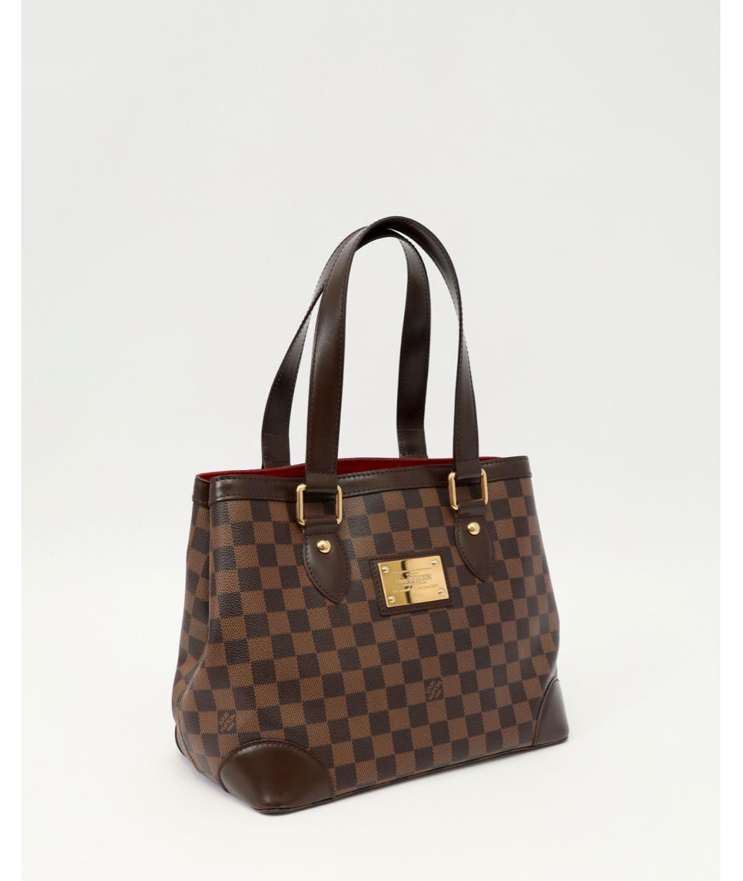 LOUIS VUITTON Коричневая сумка тоут, фото 8