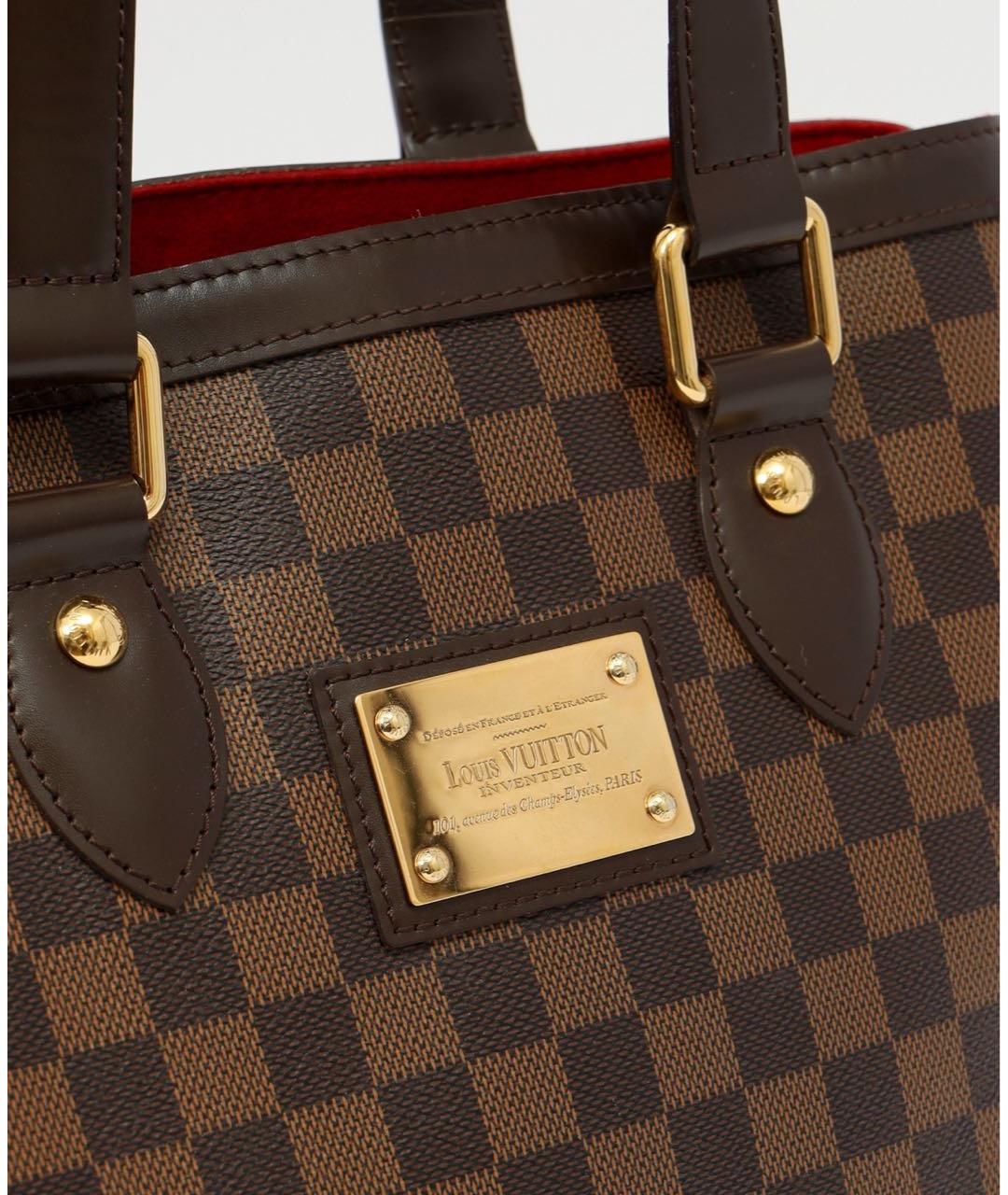 LOUIS VUITTON Коричневая сумка тоут, фото 3