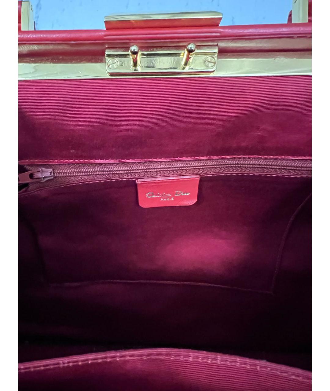 CHRISTIAN DIOR Мульти кожаная сумка с короткими ручками, фото 7