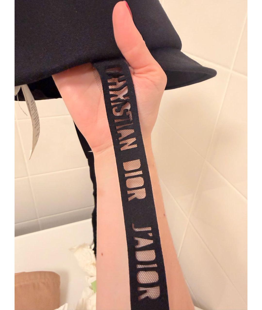 CHRISTIAN DIOR Черная шерстяная кепка, фото 5