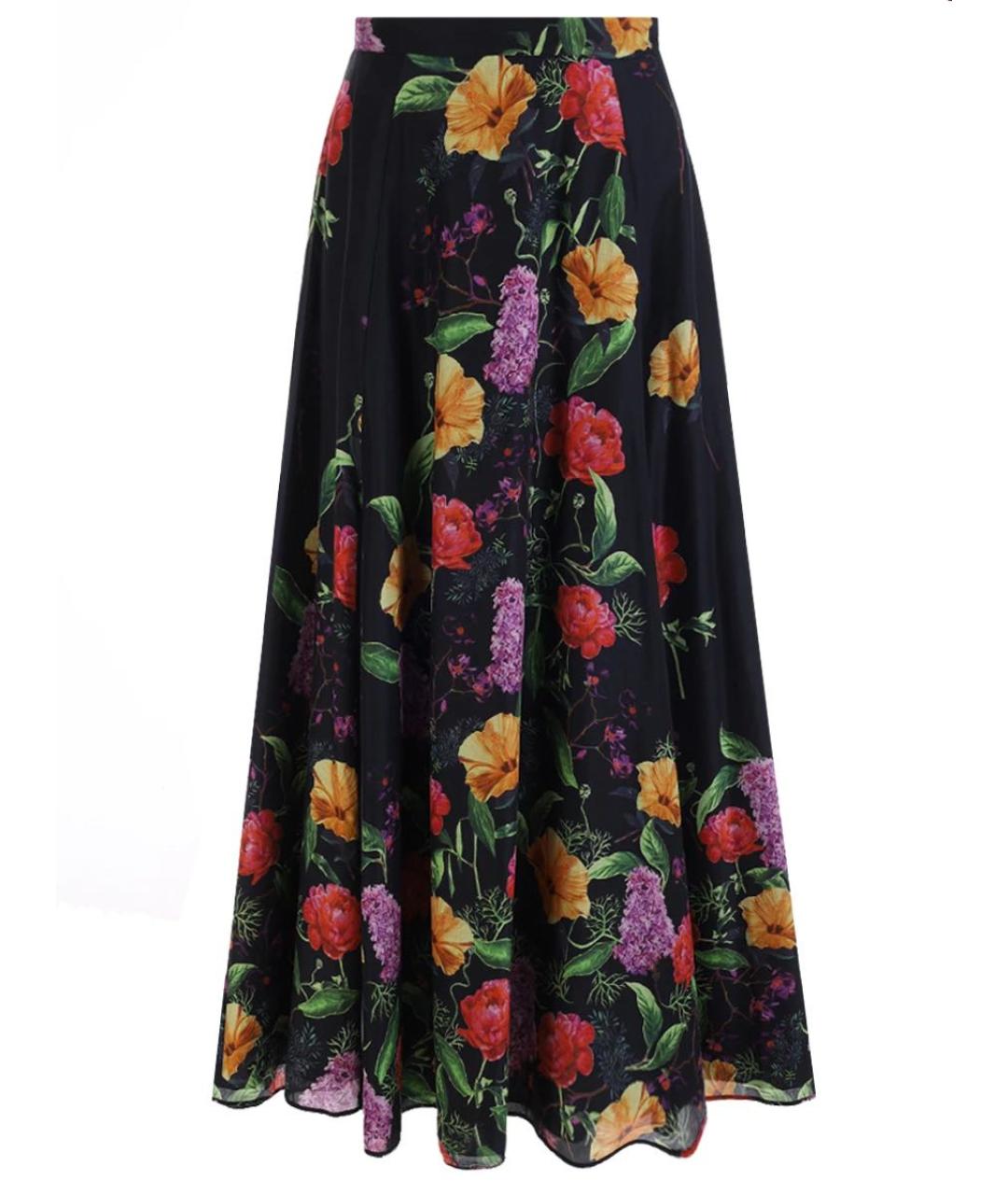 CHARO RUIZ Мульти хлопковая юбка макси, фото 2