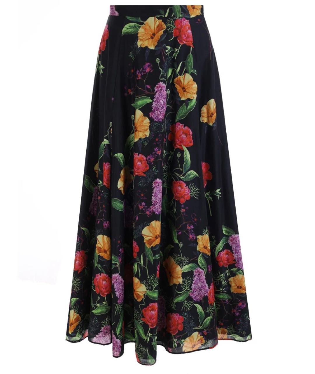 CHARO RUIZ Мульти хлопковая юбка макси, фото 1