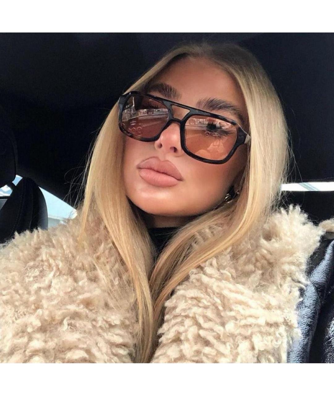 Vehla Коричневые пластиковые солнцезащитные очки, фото 2