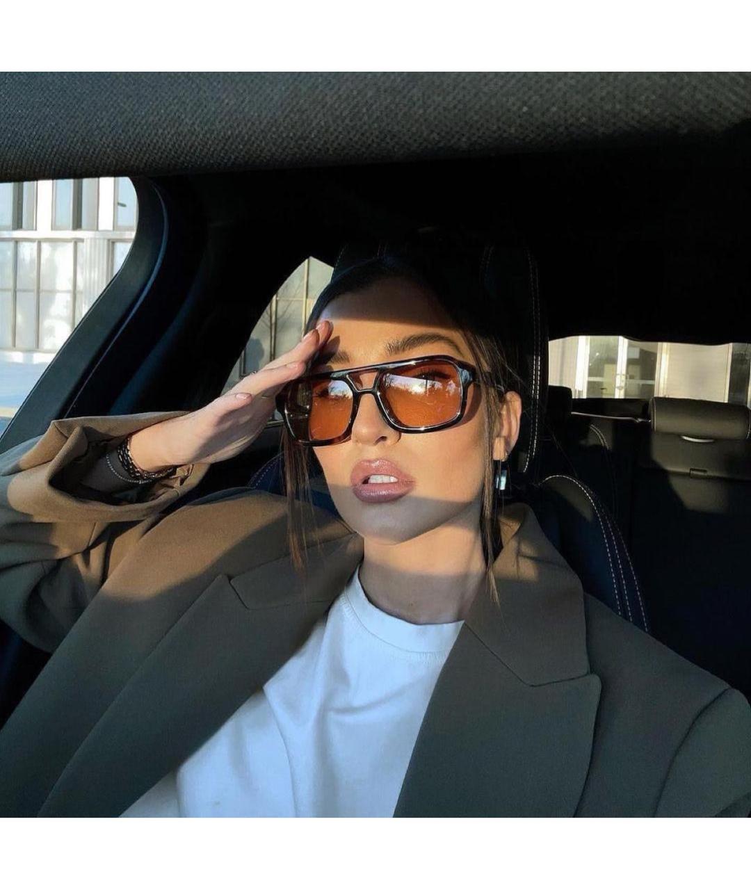 Vehla Коричневые пластиковые солнцезащитные очки, фото 8