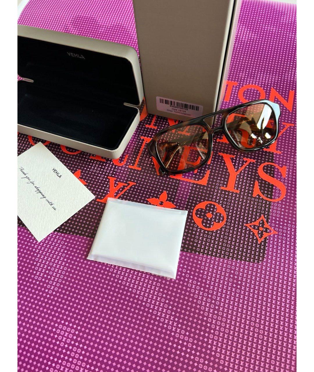 Vehla Коричневые пластиковые солнцезащитные очки, фото 5